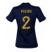 Cheap France Benjamin Pavard #2 Home Football Shirt Women World Cup 2022 Short Sleeve